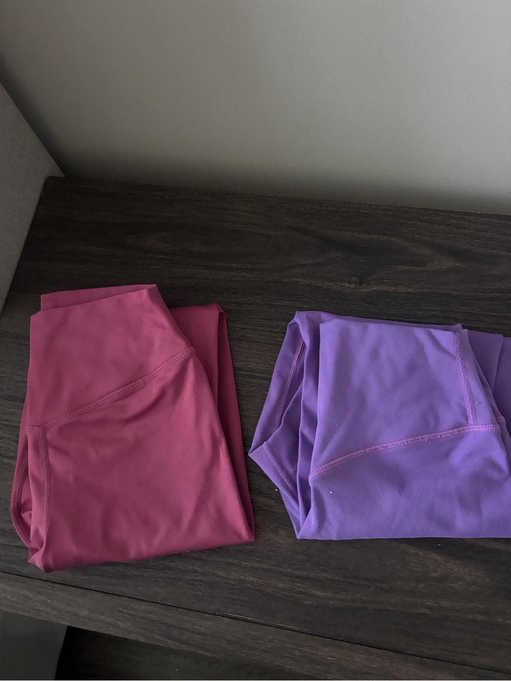 Balance Athletica Leggings - Set of 2 - Magenta and Purple - Size Small
